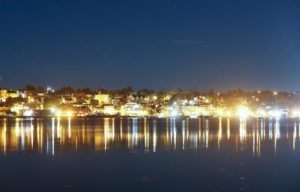 Lunenburg Harbour at Night - High Resolution