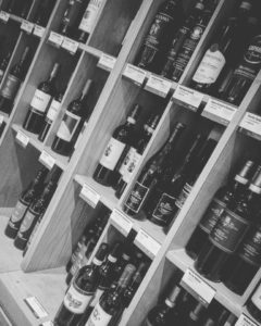 Shelves of Wine Bottles
