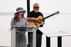 Music at Remembrance Day Ceremony at the Waterfront