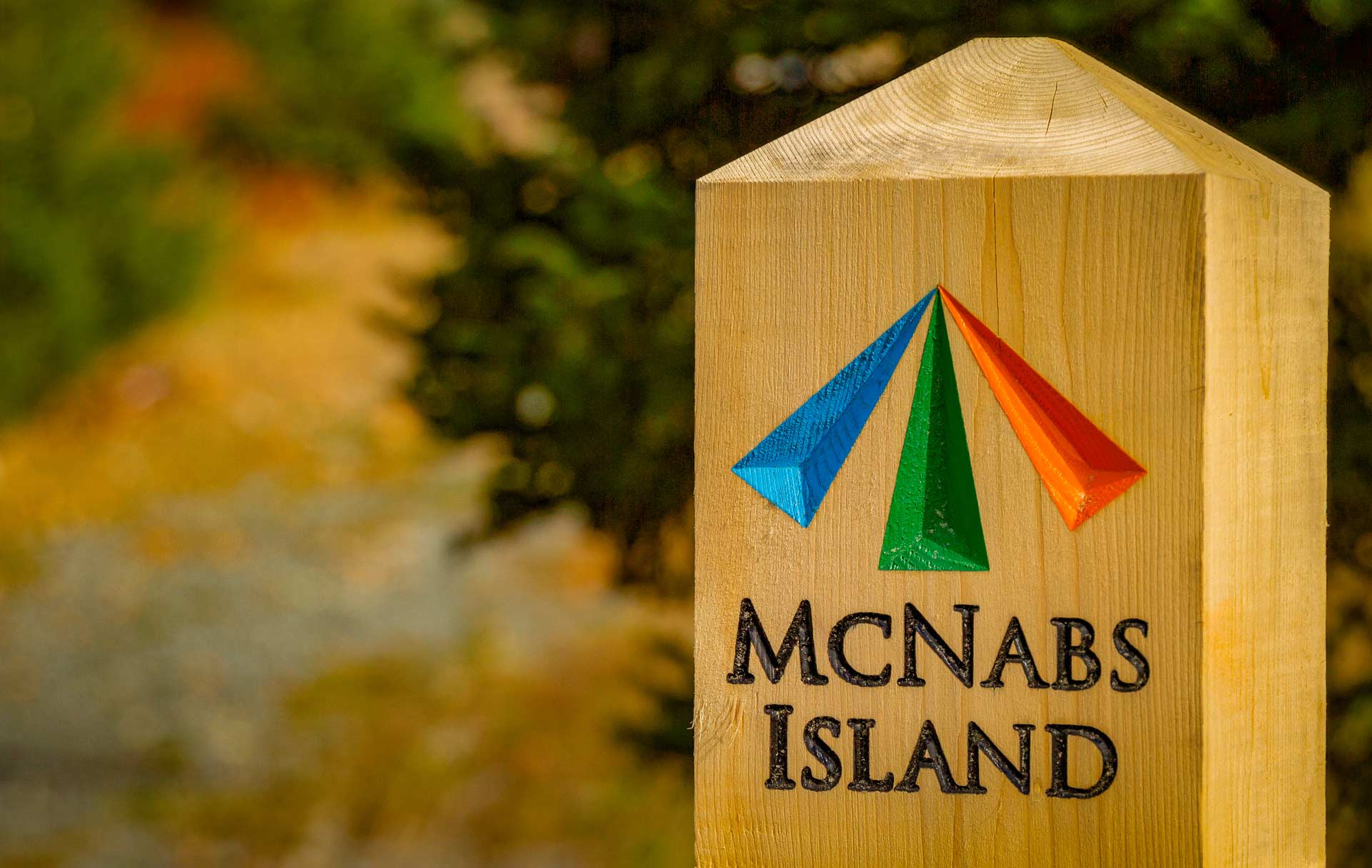 McNabs Island Post Marker