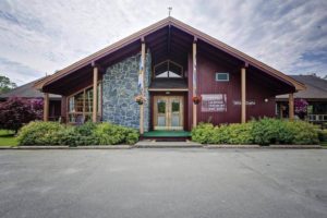 Exterior view of reception building at Signature Resort