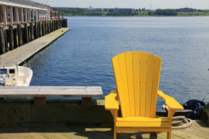 Adirondack Chair at Waterfront