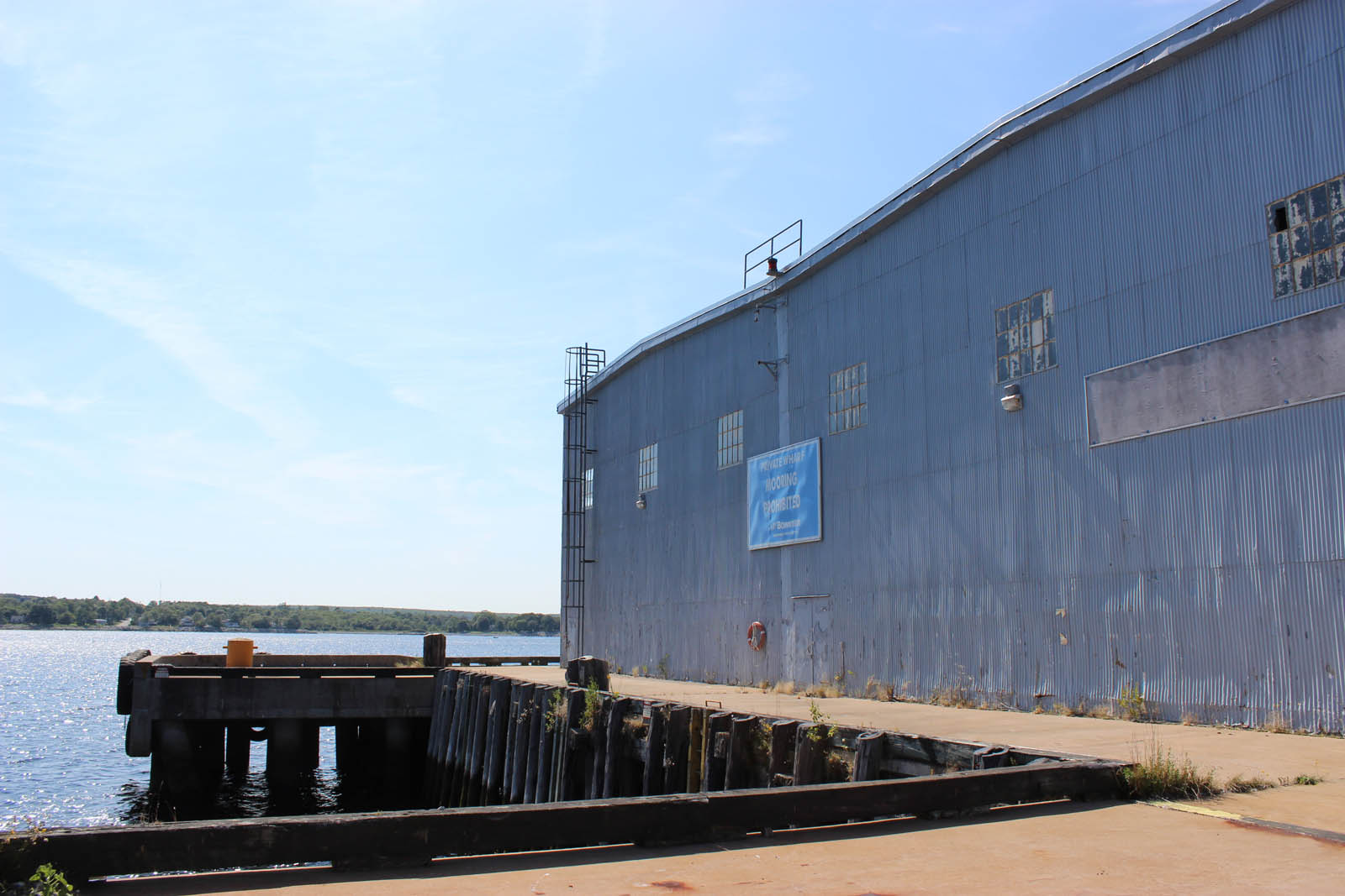 View of backside of wharf